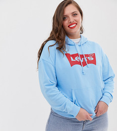 Худи с логотипом Levis Plus-Синий