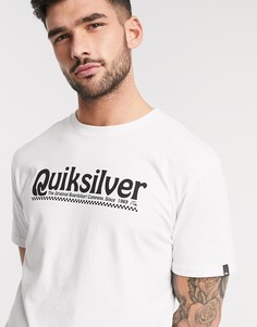 Белая футболка Quiksilver-Белый