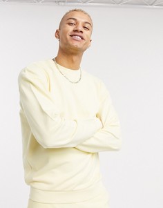 Свитшот лимонного цвета от комплекта Jack & Jones Originals-Желтый