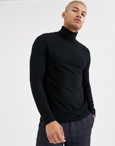Черная водолазка Topman-Черный