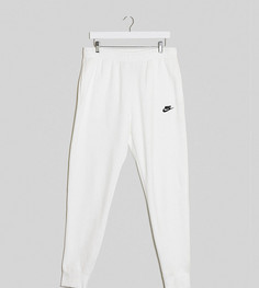 Белые джоггеры с манжетами Nike Tall Club-Белый