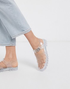 Прозрачные сандалии ASOS DESIGN-Очистить