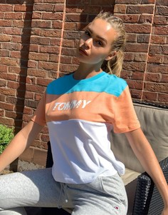 Разноцветная футболка с логотипом Tommy Jeans-Мульти