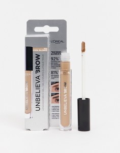 Стойкий гель для бровей LOreal Paris Unbelievabrow-Коричневый Loreal