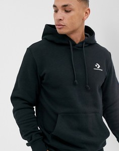Худи черного цвета с логотипом Converse Star-Черный