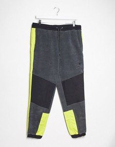Серо-желтые флисовые брюки The North Face 92 Extreme-Серый