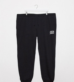 Черные джоггеры Jack & Jones Plus-Черный