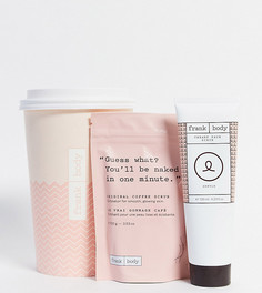 Подарочный набор Frank Body Coffee Cup Babeachino - Кофейный и кремовый скраб для лица-Бесцветный
