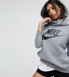 Серый худи с большим логотипом Nike Rally