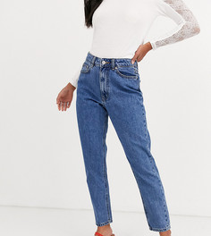 Укороченные джинсы в винтажном стиле с завышенной талией Vero Moda Petite-Синий