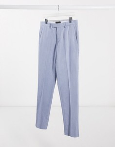 Голубые брюки скинни River Island-Синий