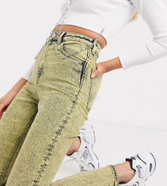 Узкие джинсы в винтажном стиле с завышенной талией ASOS DESIGN Tall Farleigh-Желтый