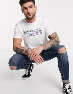 Белая футболка Quiksilver Stone Cold Classic-Белый
