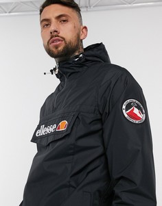 Черная куртка с короткой молнией ellesse-Черный