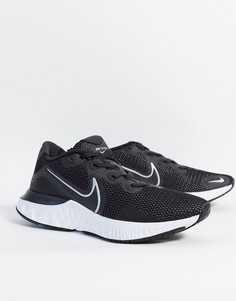 Черно-белые кроссовки Nike Running renew-Черный