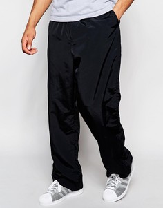 Нейлоновые брюки с шнурком Weekday Airwalk-Черный