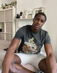 Свободная футболка с принтом "Smashing Pumpkins" ASOS DESIGN-Черный