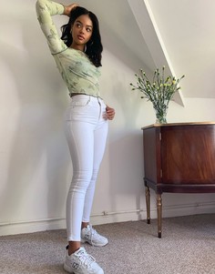 Белые джинсы скинни с моделирующим эффектом ASOS DESIGN Hourglass-Белый