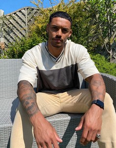 Oversized-футболка ASOS DESIGN-Бежевый