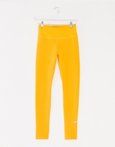 Желтые леггинсы Nike Training one-Желтый