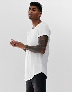 Длинная белая футболка G-Star Vontoni-Белый