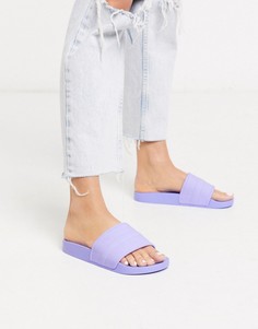 Лавандовые шлепанцы ASOS DESIGN-Фиолетовый