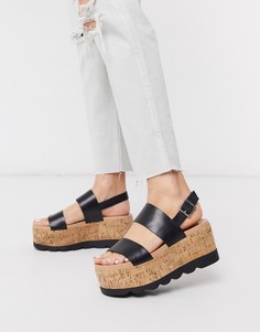 Сандалии на платформе Steve Madden-Черный