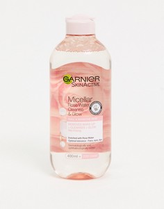 Очищающее мицеллярное средство с розовой водой Garnier, 400 мл-Бесцветный