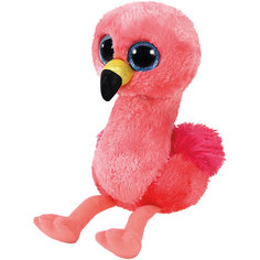 Мягкая игрушка TY Розовый фламинго, 15 см