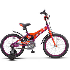 Детский велосипед Stels Jet 18 (Z010) фиолетовый/оранжевый