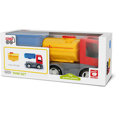 Машинка Efko Грузовик с цистерной и сменным кузовом, 22 см ЭФКО