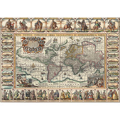Пазл Art Puzzle Древняя карта мира, 1000 деталей
