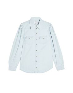 Джинсовая рубашка Topshop
