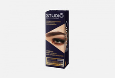 Стойкая крем-краска коричневая Studio