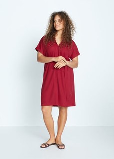 Короткое платье с поясом - Tunica Mango