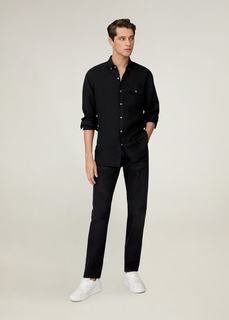 Рубашка regular fit 100% лен - Calcuta Mango