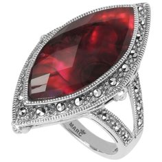 МАРКАЗИТ Кольцо с гелиотисами и