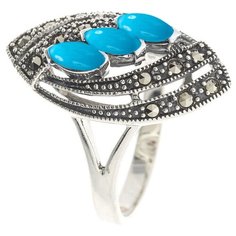 МАРКАЗИТ Кольцо с марказитами и