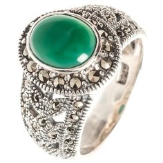 МАРКАЗИТ Кольцо с хризопразами