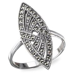 МАРКАЗИТ Кольцо с марказитами