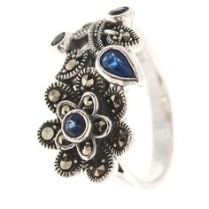 МАРКАЗИТ Кольцо с марказитами и