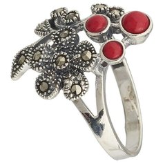 МАРКАЗИТ Кольцо с марказитами и