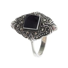 МАРКАЗИТ Кольцо с марказитами и