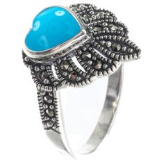 МАРКАЗИТ Кольцо с марказитами и