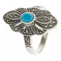 МАРКАЗИТ Кольцо с марказитами и