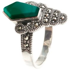 МАРКАЗИТ Кольцо с хризопразами