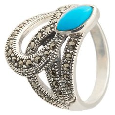 МАРКАЗИТ Кольцо с марказитами и