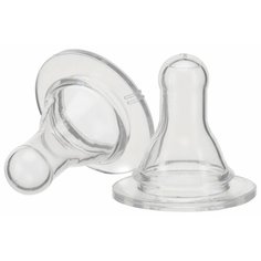 Соска Happy Baby Standart Neck Nipple 3м+ 2 шт. бесцветный