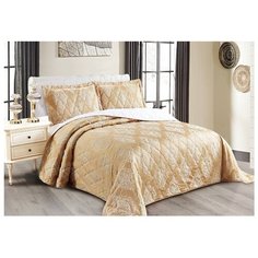 Комплект с покрывалом Cleo Versailles 240х260 см, золотистый