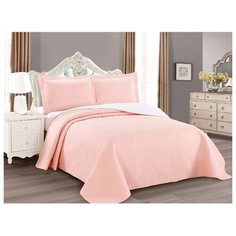 Комплект с покрывалом Cleo Luna 240х260 см, розовый